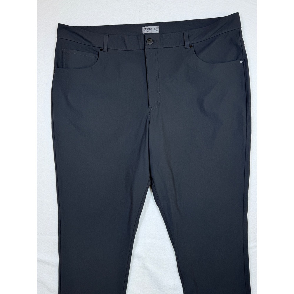 VRST Limitless Mens Slim Fit Dark Gray Stretch Performance Golf Pants W42 L30‎